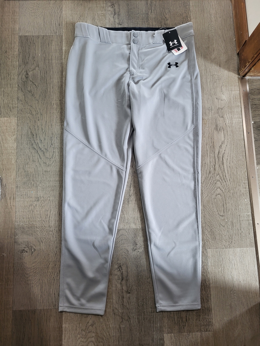 Under Armour Gray Baseball Pants, Youth XL, YXL, NWT